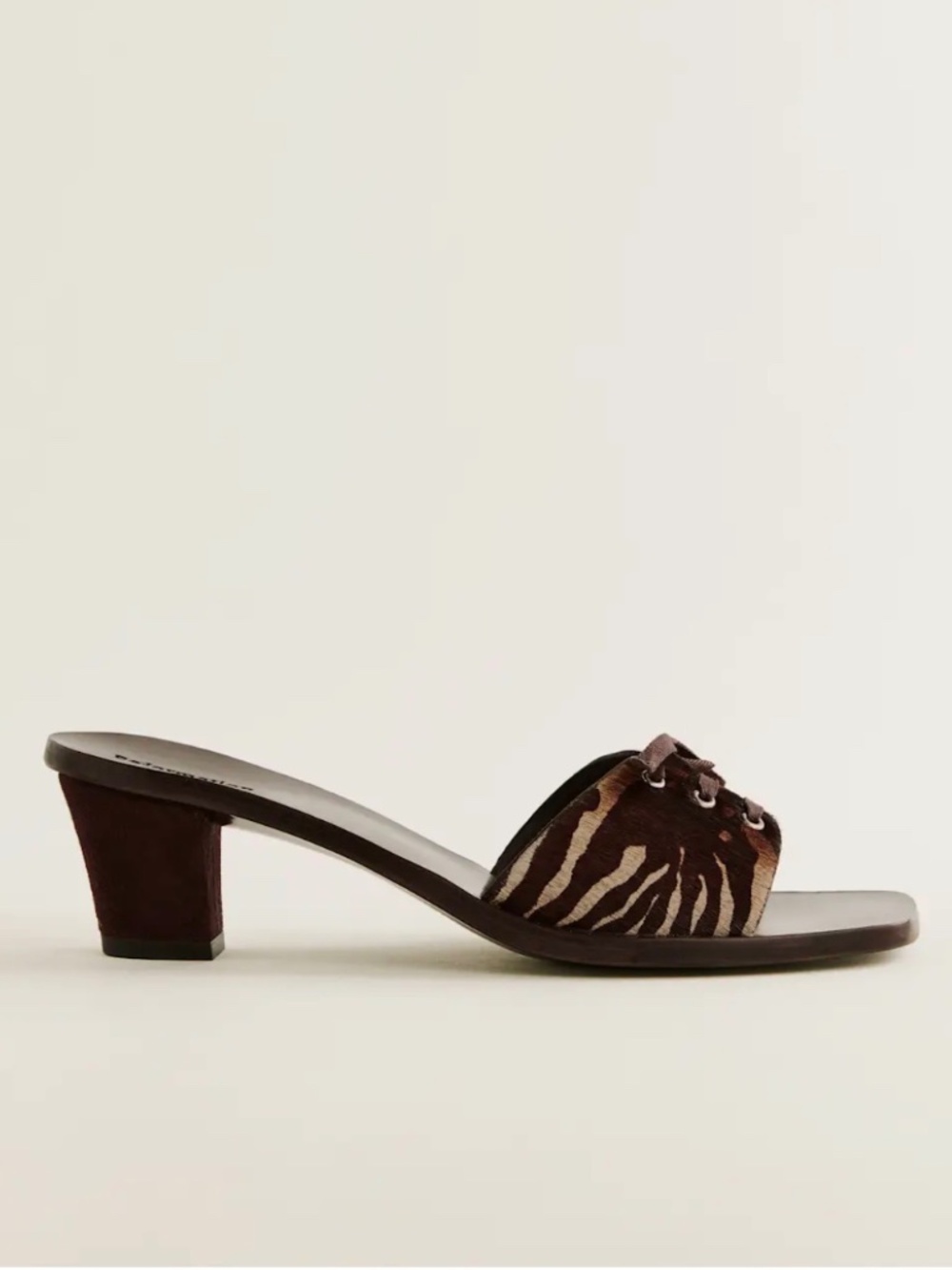 NWT Reformation Marceline Heeled Sandal Brown - Size 7